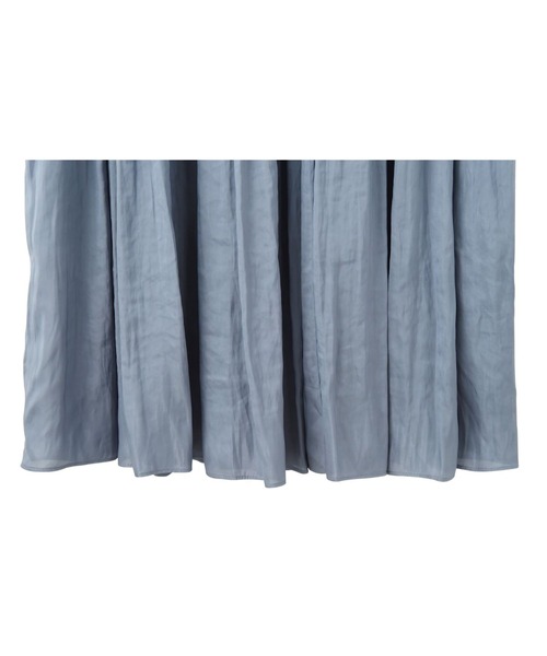 STYLE DELI（スタイルデリ）の「【Made in JAPAN】V.サテンギャザー  