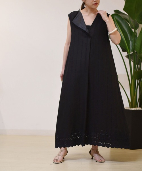 Eimee Law（エイミーロウ）の「カット刺繍スリーブレスドレス