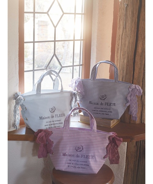 Maison de FLEUR（メゾンドフルール）の「ギンガムチェックレース