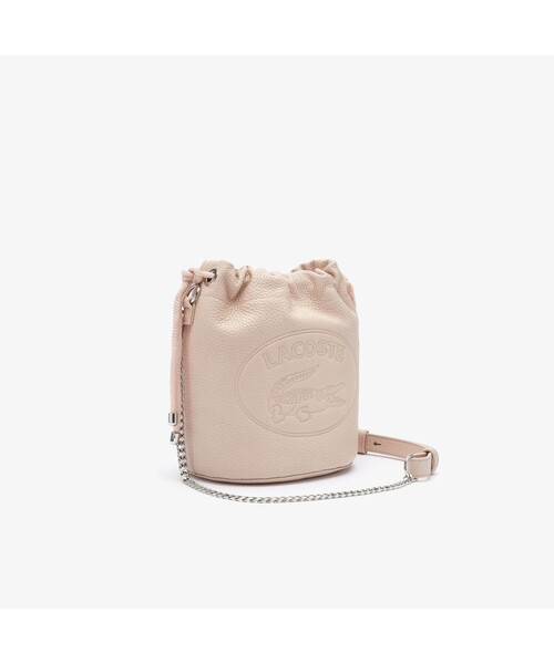 LACOSTE（ラコステ）の「クロコクルー ショルダーバケットバッグ（ショルダーバッグ・レディース・ブラック/イエロー/ピンクベージュ・FREE）」の14枚目の写真