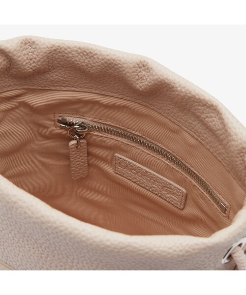 LACOSTE（ラコステ）の「クロコクルー ショルダーバケットバッグ（ショルダーバッグ・レディース・ブラック/イエロー/ピンクベージュ・FREE）」の8枚目の写真