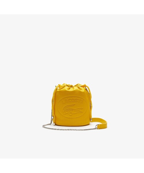 LACOSTE（ラコステ）の「クロコクルー ショルダーバケットバッグ（ショルダーバッグ・レディース・ブラック/イエロー/ピンクベージュ・FREE）」の20枚目の写真