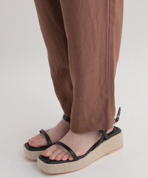 Andemiu（アンデミュウ）の「セットアップキャミサロペット946730（サロペット/オーバーオール・レディース・ブラック/ブラウン/オレンジ・SMALL/MEDIUM）」の10枚目の写真