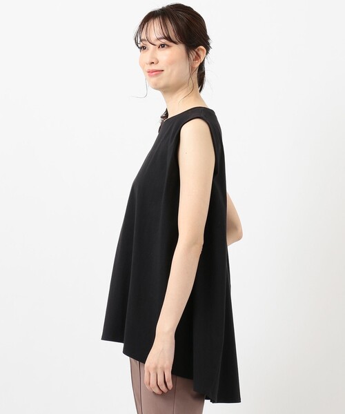 ANY SIS（エニィスィス）の「【L'aube】バックフレアーディテール カットソー（Tシャツ/カットソー・レディース・ホワイト系/ブラック系/黄土色系・0）」の14枚目の写真