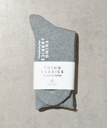 THING FABRICS（シングファブリックス）の「《THING FABRICS》TF Organic Heather Pile Crew Socks（ソックス/靴下）」