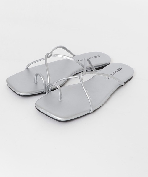 RODE SKO（ロデスコ）の「HETA 細ストラップサンダル（サンダル・レディース・ピンクベージュ/グリーン/シルバー/グリーン系その他・36/37/38）」の16枚目の写真