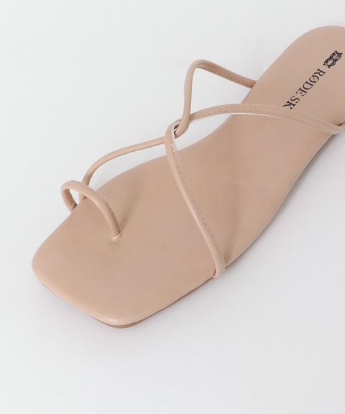 RODE SKO（ロデスコ）の「HETA 細ストラップサンダル（サンダル・レディース・ピンクベージュ/グリーン/シルバー/グリーン系その他・36/37/38）」の21枚目の写真