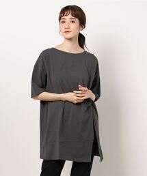 earth music&ecology | ドレープカットチュニック　＊＊(Tシャツ/カットソー)