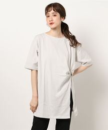 earth music&ecology | ドレープカットチュニック　＊＊(Tシャツ/カットソー)