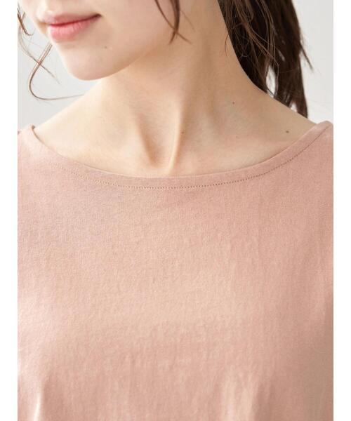 earth music&ecology（アースミュージックアンドエコロジー）の「ドレープカットチュニック　＊（Tシャツ/カットソー・レディース・チャコールグレー/ホワイト系その他2/ピンクベージュ・FREE）」の10枚目の写真