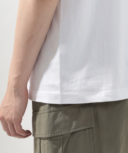 HANES(ヘインズ)の「【Hanes/ヘインズ】 BEEFY-T ポケットTシャツ クルーネック Tシャツ ユニセックス/無地(Tシャツ/カットソー・メンズ・ホワイト/ブラック/グレー/ネイビー・L/M/XL/S)」の15枚目の写真