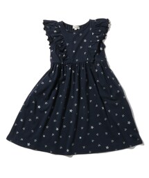 SHOO・LA・RUE（シューラルー）の「◆【90-150cm】ひんやりラメ星プリントワンピース（ワンピース・キッズ）」