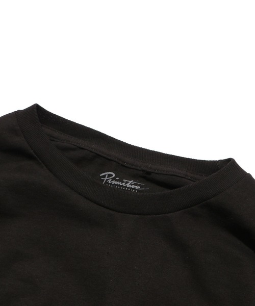 PRIMITIVE(プリミティブ)の「PRIMITIVE/プリミティブ GAMMA L/S TEE ロンT/長袖Tシャツ(Tシャツ/カットソー・メンズ・ホワイト/ブラック・M/XL/L)」の4枚目の写真