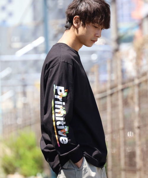 PRIMITIVE(プリミティブ)の「PRIMITIVE/プリミティブ GAMMA L/S TEE ロンT/長袖Tシャツ(Tシャツ/カットソー・メンズ・ホワイト/ブラック・M/XL/L)」の14枚目の写真