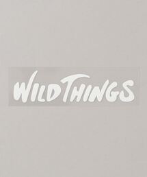 WILD THINGS（ワイルドシングス）の「【WILDTHINGS/ワイルドシングス】CUTTING LOGO STICKER カッティングロゴステッカー（ステッカー/テープ）」