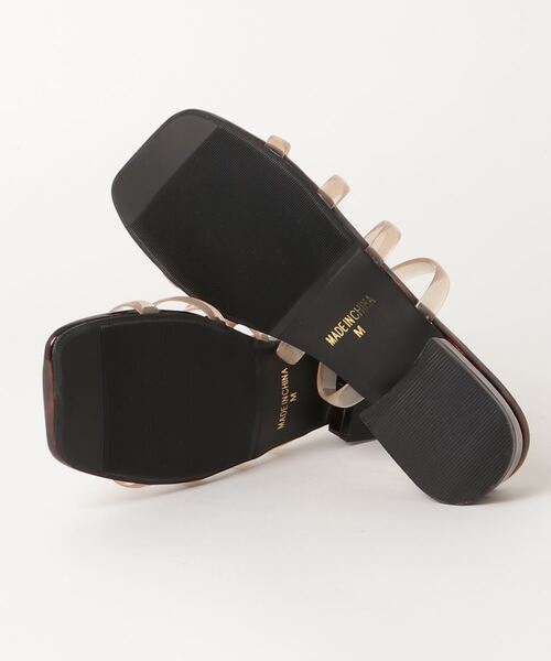 AS KNOW AS PINKY（アズノゥアズピンキー）の「クリアなチューブミュール（サンダル・レディース・シルバー/ブラウン系その他・M/L）」の16枚目の写真