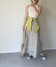 y/m by misato | マーブル柄マーメイドスカート(スカート)