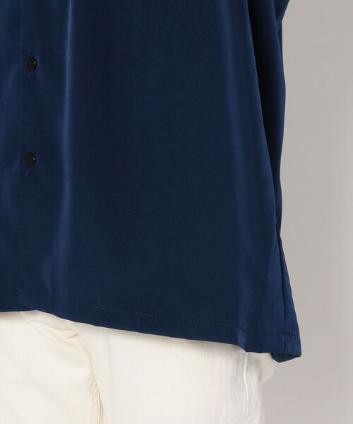 BEAVER（ビーバー）の「CalTop / キャルトップ　OPEN COLLAR S/S SHIRT　オープンカラーSSシャツ（シャツ/ブラウス・メンズ・ベージュ/ネイビー/ブラック・X-LARGE/MEDIUM/LARGE）」の10枚目の写真