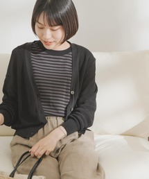 FORK&SPOON | FORK&SPOON　ペーパーニットカーディガン(カーディガン/ボレロ)