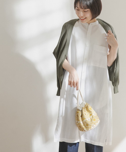 FORK&SPOON（フォークアンドスプーン）の「FORK&SPOON　ペーパーニットカーディガン（カーディガン/ボレロ・レディース・ブラック/カーキ/ライトベージュ・ONE）」の13枚目の写真