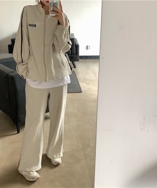 HALEY PESCA(ヘーリーペスカ)の「HALEY PESCA/ラインジャージセットアップ(セットアップ・レディース・グレー/ブラック・FREE)」の16枚目の写真