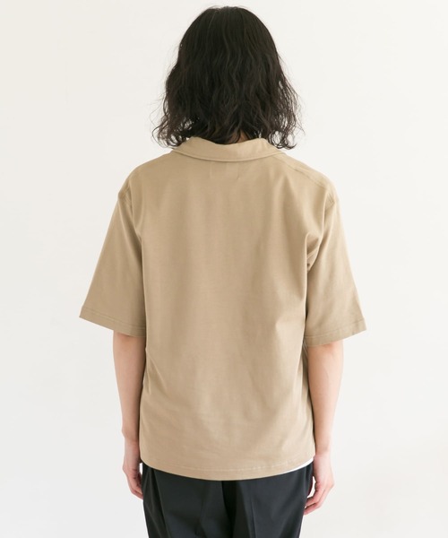 URBAN RESEARCH DOORS(アーバンリサーチドアーズ)の「スキッパーシャツ(Tシャツ/カットソー・メンズ・ブラック/ベージュ系その他・38/40)」の10枚目の写真