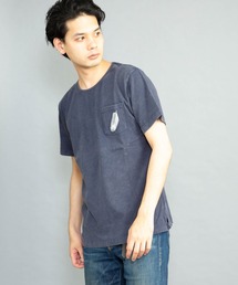 RM/ボタニカル刺繍 半袖Tシャツ