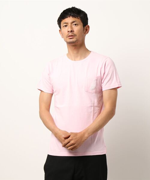 CERCA（チェルカ）の「RM/ボタニカル刺繍　半袖Tシャツ（Tシャツ/カットソー・メンズ・ホワイト/ピンク/ネイビー/ライトブルー・MEDIUM/LARGE）」の15枚目の写真
