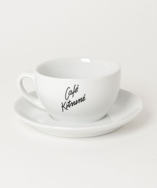 Maison Kitsune(メゾンキツネ)の「CUP&SAUCER LARGE(食器・メンズ・ホワイト・L)」の5枚目の写真