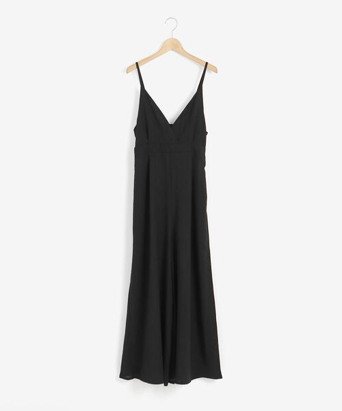 MAJESTIC LEGON（マジェスティックレゴン）の「キャミフレアサロペット（サロペット/オーバーオール・レディース・ブラック/サックスブルー/ピンク・MEDIUM）」の2枚目の写真