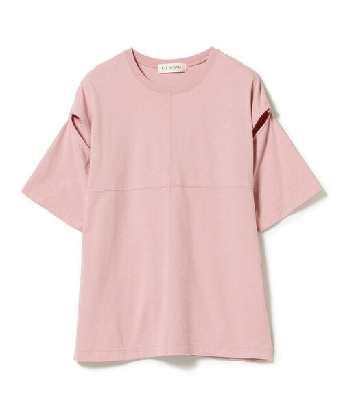 Ray BEAMS（レイビームス）の「Ray BEAMS / 2way スリット スリーブ Tシャツ（Tシャツ/カットソー・レディース・ホワイト/ブラック/ピンク・ONE SIZE）」の18枚目の写真