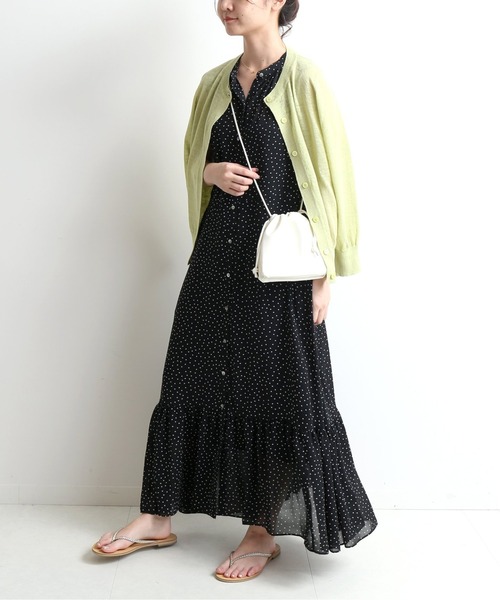 SLOBE IENA（スローブイエナ）の「【ESLOW/エスロー】ドローストリングショルダーバッグ◆（ショルダーバッグ・レディース・ホワイト/ブラック/パープル/キャメル・FREE）」の18枚目の写真