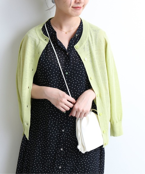 SLOBE IENA（スローブイエナ）の「【ESLOW/エスロー】ドローストリングショルダーバッグ◆（ショルダーバッグ・レディース・ホワイト/ブラック/パープル/キャメル・FREE）」の13枚目の写真