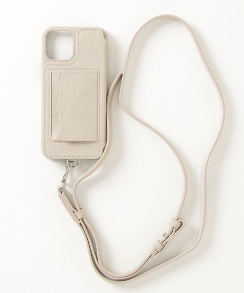 Demiurvo（デミウルーボ）の「iPhone 12,iPhone 12Pro【DEMIURVO】デミウルーボ/POCHE 背面手帳型スマホケース ストラップ付（スマホケース/カバー・レディース・ライトブルー/ブラック/ベージュ/オレンジ/ブルー/チャコール・FREE）」の4枚目の写真