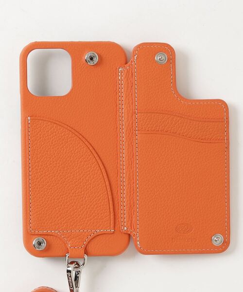 Demiurvo（デミウルーボ）の「iPhone 12,iPhone 12Pro【DEMIURVO】デミウルーボ/POCHE 背面手帳型スマホケース ストラップ付（スマホケース/カバー・レディース・ライトブルー/ブラック/ベージュ/オレンジ/ブルー/チャコール・FREE）」の8枚目の写真