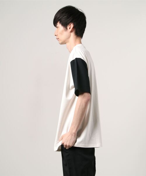 SITRY（シトリー）の「Loose silhouette Heavy weight T-shirt/ルーズシルエット ヘビーウェイト Ｔシャツ（Tシャツ/カットソー・メンズ・ホワイト系その他/ブラック系その他/ベージュ系その他/ブラック/オフホワイト/グリーン/グレイッシュベージュ/スモークピンク/グレイッシュブルー・M/L）」の19枚目の写真