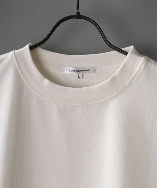 SITRY（シトリー）の「Loose silhouette Heavy weight T-shirt/ルーズシルエット ヘビーウェイト Ｔシャツ（Tシャツ/カットソー・メンズ・ホワイト系その他/ブラック系その他/ベージュ系その他/ブラック/オフホワイト/グリーン/グレイッシュベージュ/スモークピンク/グレイッシュブルー・M/L）」の10枚目の写真