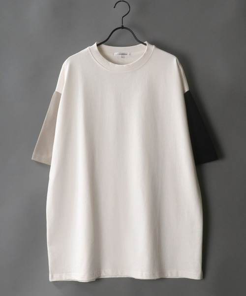 SITRY（シトリー）の「Loose silhouette Heavy weight T-shirt/ルーズシルエット ヘビーウェイト Ｔシャツ（Tシャツ/カットソー・メンズ・ホワイト系その他/ブラック系その他/ベージュ系その他/ブラック/オフホワイト/グリーン/グレイッシュベージュ/スモークピンク/グレイッシュブルー・M/L）」の22枚目の写真