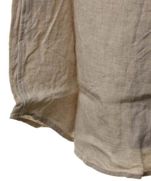 CICATA（シカタ）の「麻長袖シャツ（シャツ/ブラウス・メンズ・ブラウン・1）」の5枚目の写真