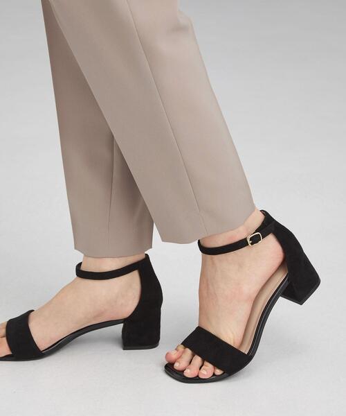 green label relaxing（グリーンレーベルリラクシング）の「サラフールⅡ タック テーパード パンツ － ウォッシャブル ー ー 防シワ ー ー ストレッチ －（その他パンツ・レディース・ブラック/モカ・44/46/40/38/42/36/34）」の9枚目の写真