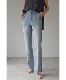 Bonjour Sagan | 【2021新作 Pre Autumn】サイドスリットデニム(デニムパンツ)