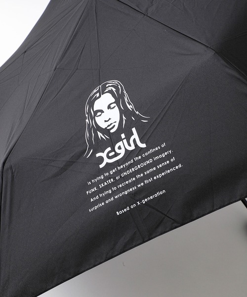 X-girl（エックスガール）の「X-girl×KiU LIGHT STANDARD UMBRELLA（その他小物・レディース・ブルー/ブラック・ONE SIZE）」の6枚目の写真