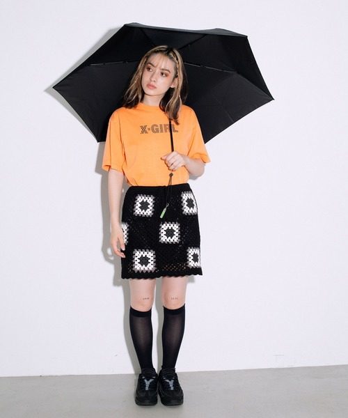 X-girl（エックスガール）の「X-girl×KiU LIGHT STANDARD UMBRELLA（その他小物・レディース・ブルー/ブラック・ONE SIZE）」の7枚目の写真