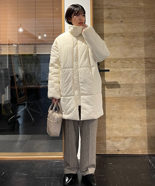 NEUNA（ヌナ）の「【襟部分取り外し可能】3wayダウンジャケット/コート（ダウンジャケット/コート・レディース・ブラック/アイボリー・FREE）」の10枚目の写真