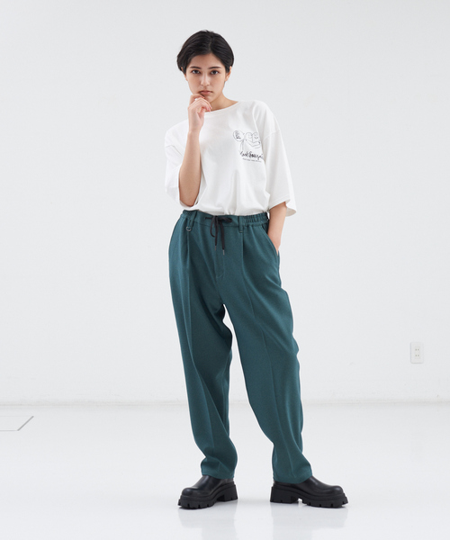 Mark Gonzales（マーク・ゴンザレス）の「【Mark Gonzales / マークゴンザレス】 別注 モノクロ バックプリント Tシャツ（Tシャツ/カットソー・メンズ・ホワイト/ブラック/ベージュ/ライラック・46/48）」の14枚目の写真