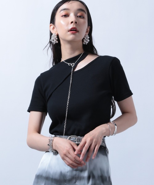 HARE プリーツ長袖シャツ・スカート・ベルト・ネックレス【4点セット】 HARE プリーツ長袖シャツ・スカート・ベルト・ネックレス【4点