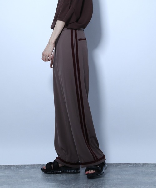 HARE（ハレ）の「ベルベットダブルラインパンツ(HARE)（その他パンツ・メンズ・ブラウン系その他/ブラック・SMALL/MEDIUM）」の14枚目の写真