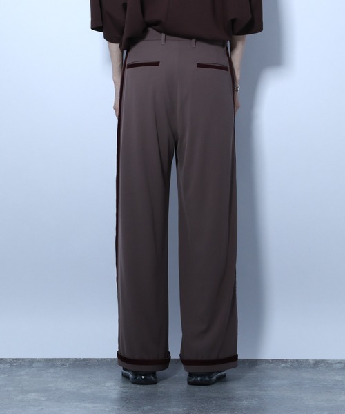 HARE（ハレ）の「ベルベットダブルラインパンツ(HARE)（その他パンツ・メンズ・ブラウン系その他/ブラック・SMALL/MEDIUM）」の13枚目の写真