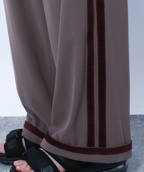 HARE（ハレ）の「ベルベットダブルラインパンツ(HARE)（その他パンツ・メンズ・ブラウン系その他/ブラック・SMALL/MEDIUM）」の17枚目の写真