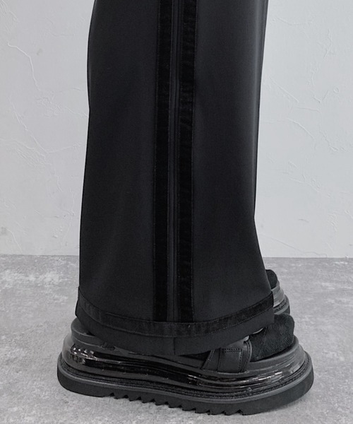 HARE（ハレ）の「ベルベットダブルラインパンツ(HARE)（その他パンツ・メンズ・ブラウン系その他/ブラック・SMALL/MEDIUM）」の18枚目の写真